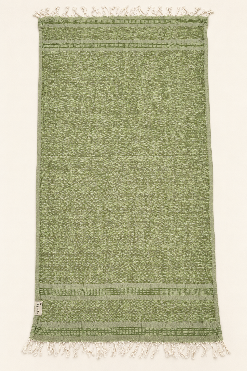 Sage Green 100% Linen Turkish Peshtemal