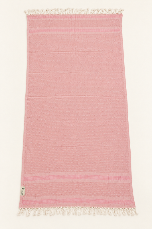 Dusty Pink 100% Linen Turkish Peshtemal