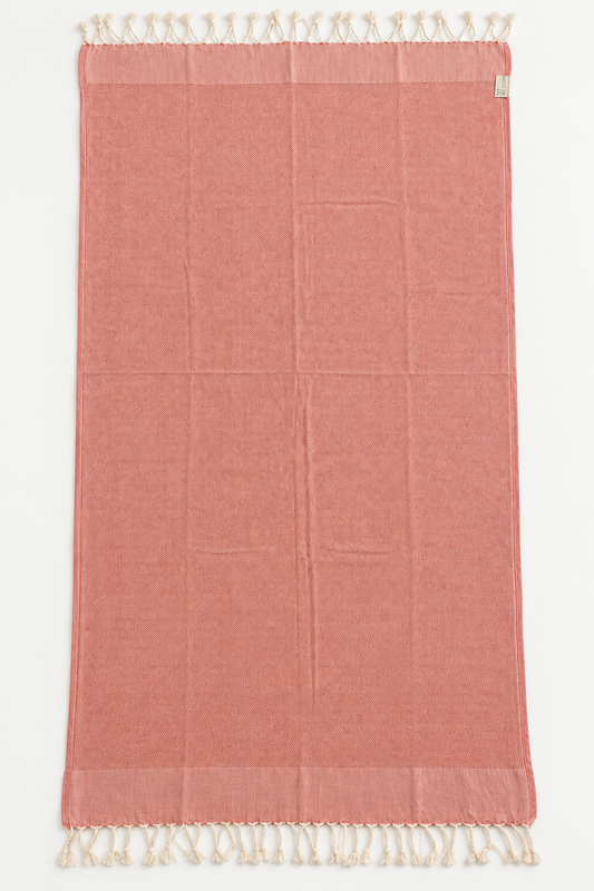 Dusty Rose 100% Cotton Turkish Peshtemal