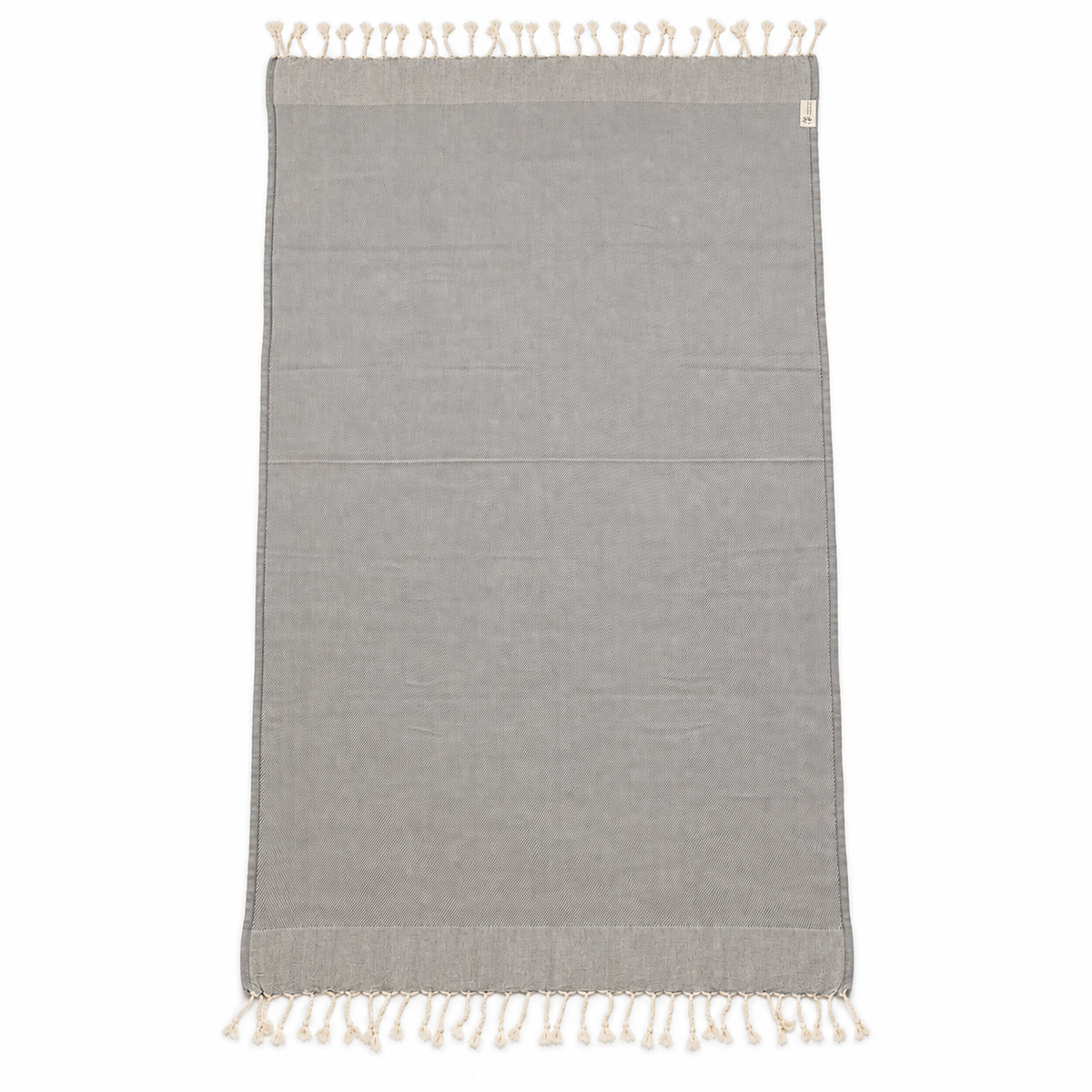 GRAY 100% COTTON TURKISH PESHTEMAL